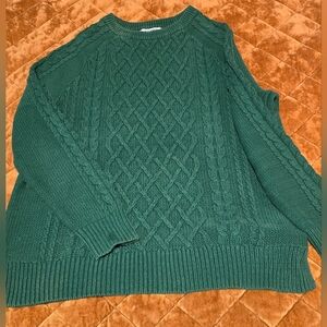 Forest Green Knit Sweater
